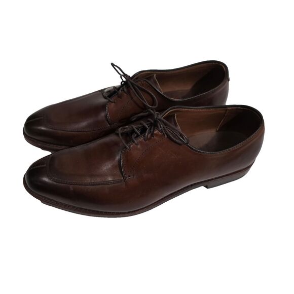 Allen Edmonds Mens Delray Derby Split toe Brown Dressed Shoes Sz 11.5 D main image 10